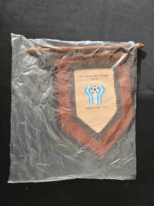 Gagliardetto pennant banderin Ente Autarchico Mundial 1978 Argentina W