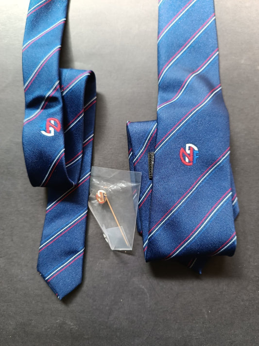 Cravatta calcio con spilla Calmon Keighley