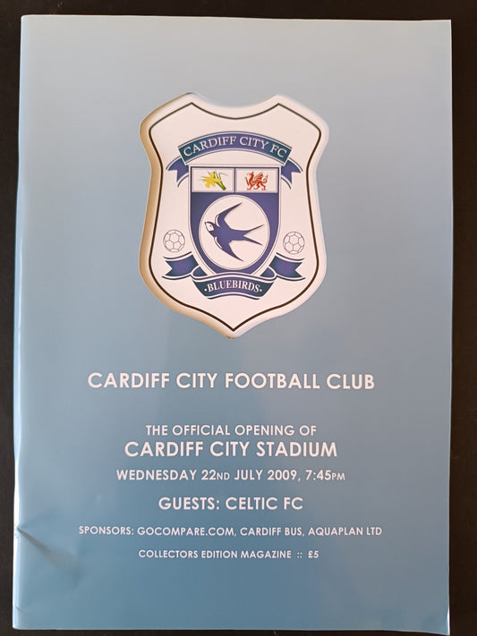 Programma Cardiff Celtic 2009