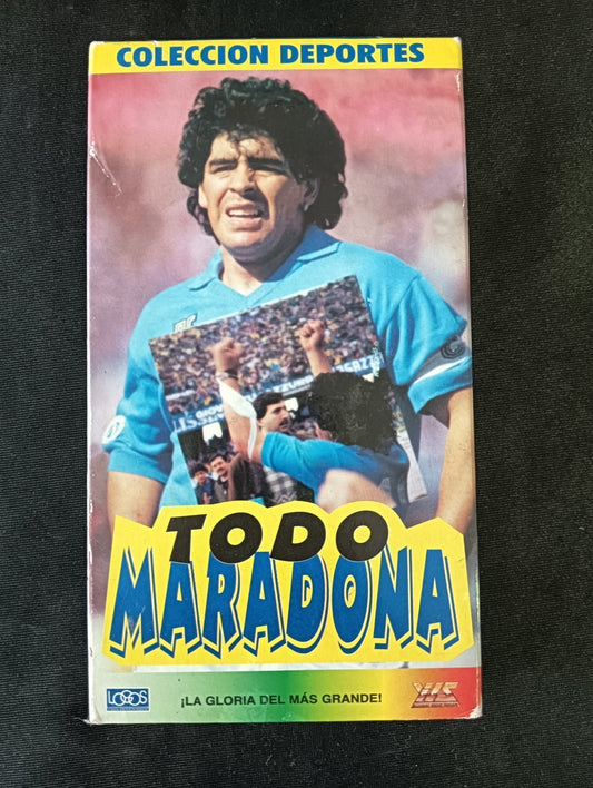 VHS COLLECION DEPORTES TODO MARADONA Logos Tv