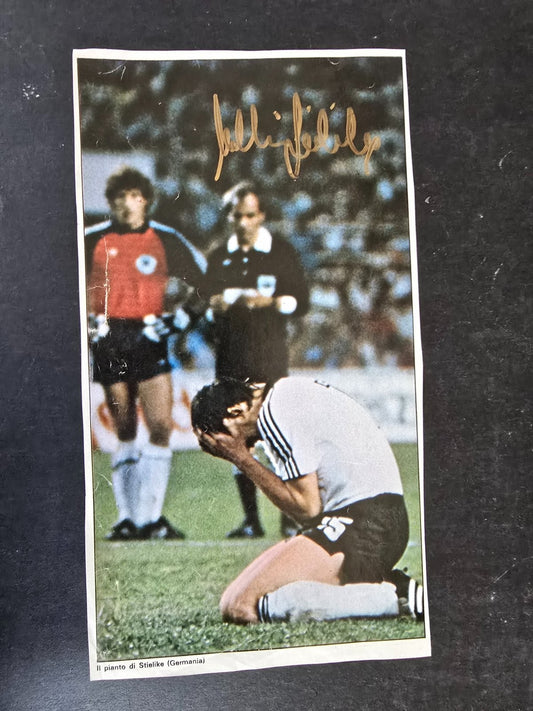 Autografo autograph originale su ritaglio Mark HATELEY England