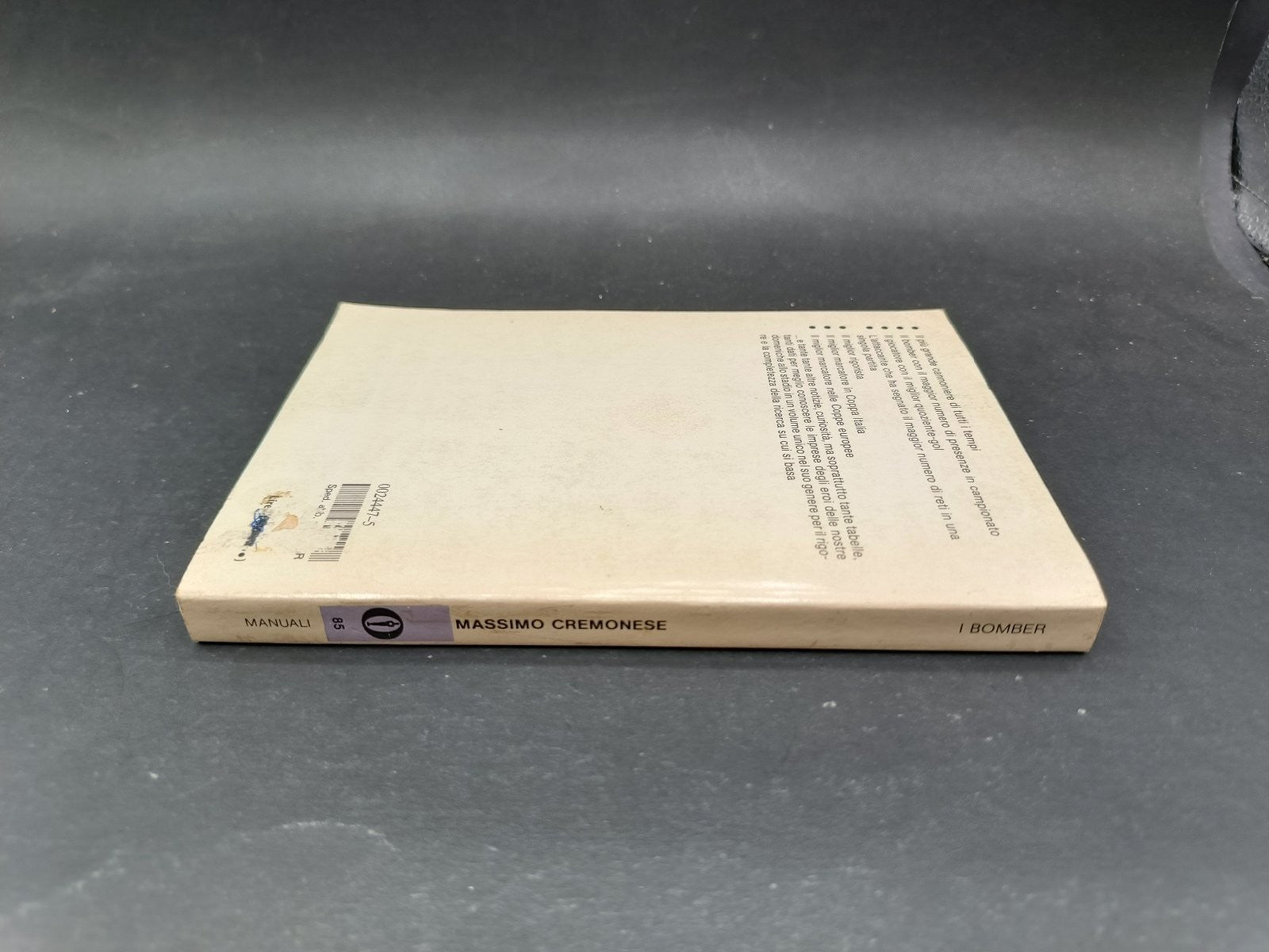 Libro I Bomber Massimo Cremonese Oscar Mondadori