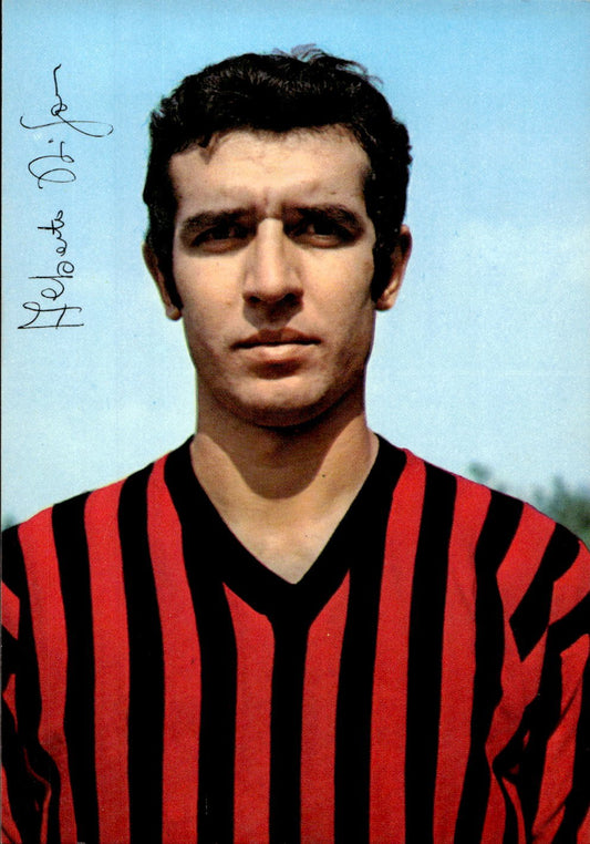 cartolina postcard Calcio Milan Alberto Bigon