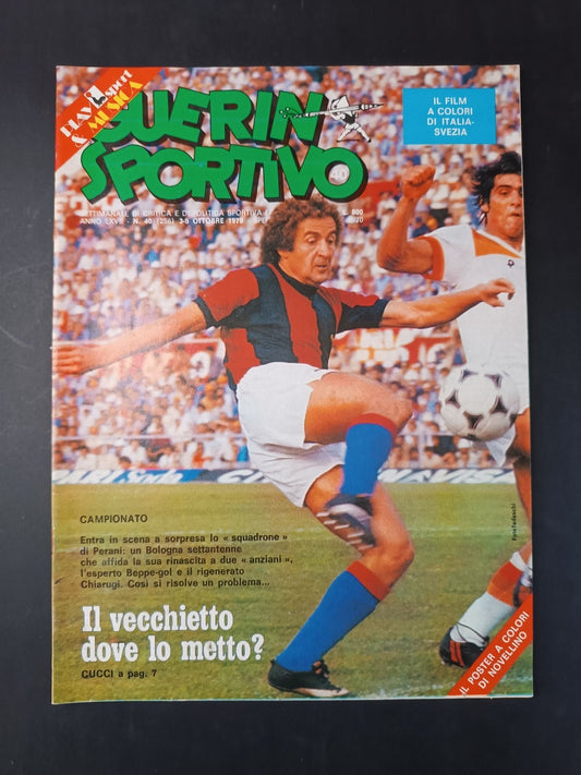 Rivista GUERIN SPORTIVO n 40 - 1979 inserto Film Campionato - senza poster