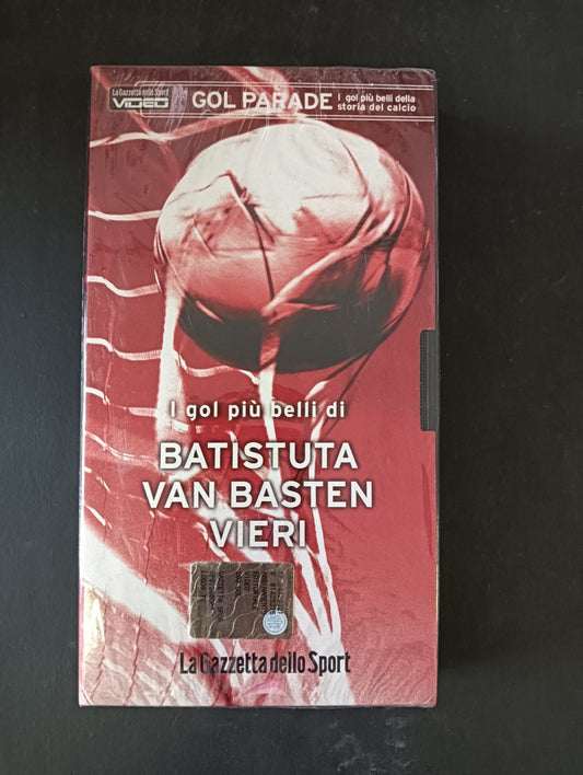 VHS GOL PARADE I GOL PIU' BELLI DI Batistuta Van Basten Vieri  Gazzetta Sport