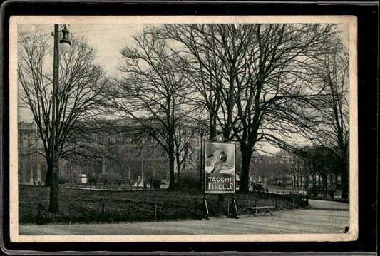 cartolina postcard Pirelli Milano Piazza Castello 1931