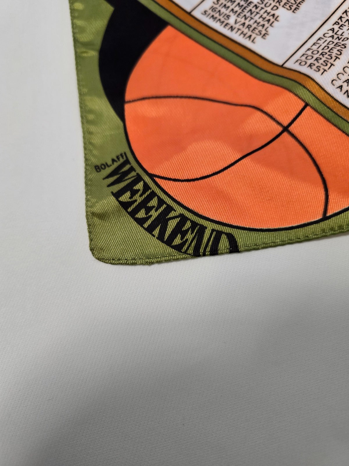 Bolaffi Weekend Foulard seta Campionato di Basket 1974 statistiche e formazioni
