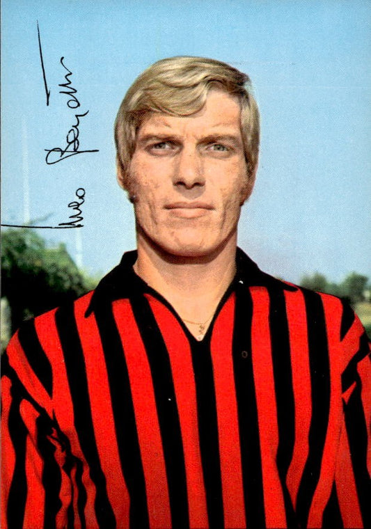 Cartolina calciatore Milan 3 con autografo stampato (1)