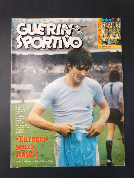 Rivista GUERIN SPORTIVO n 15 - 1980 inserto Film Campionato - senza poster Rossi