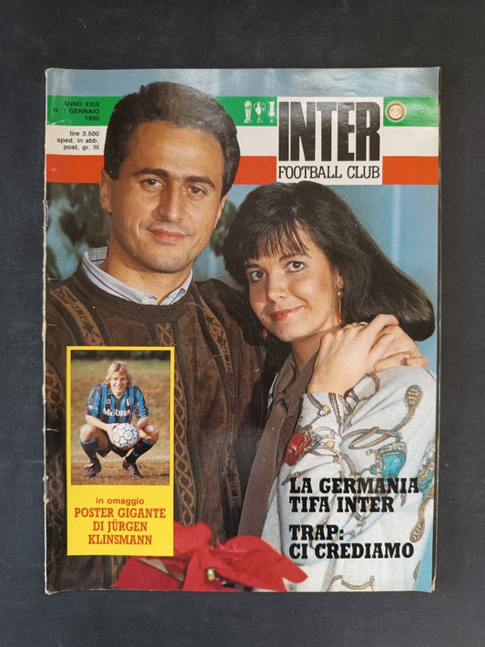 rivista Inter Football Club 1990 anno XXIX nr 1 Riccardo ferri