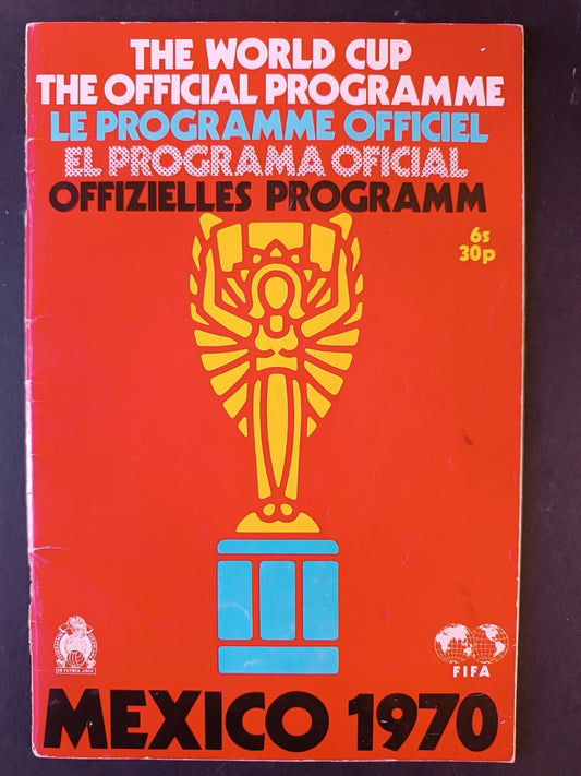 Programma ufficiale Fifa World Cup Mexico 70