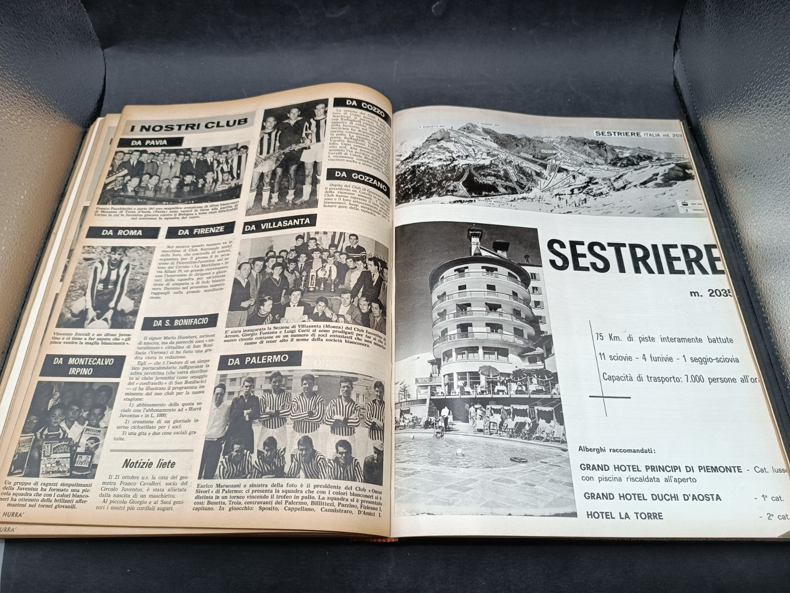 Annata rilegata rivista Hurra Juventus anno 1964
