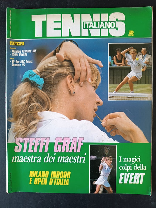 Rivista IL TENNIS ITALIANO 1990 N.9 Steffi Graf