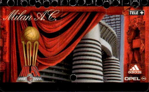 Biglietto stadio Milan A.C 1899-1999 n 001038