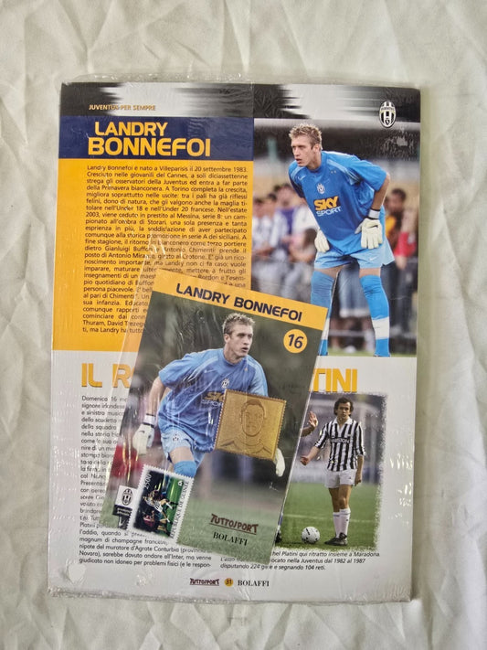 medaglia Juventus per sempre Tuttosport Bolaffi nr 16 Bonnefoi sigillata