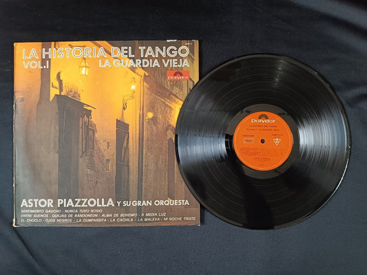 disco 33 giri la historia del tango  polydor astor piazzolla