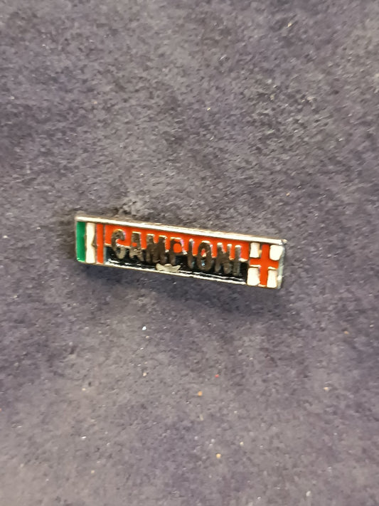 Old Pins Pin Badge Spilla A.C.Milan CAMPIONI senza ferma piedino 445