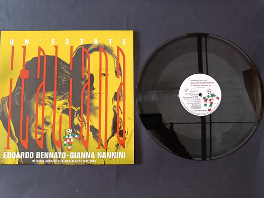 Disco Un�Estate Italiana Bennato & Nannini Official FIFA World Cup 1990