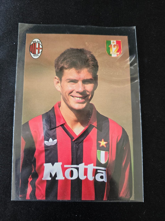 A.C. Milan 1899  cartolina  con annullo 12� scudetto 1991/92 Znovimir Boban