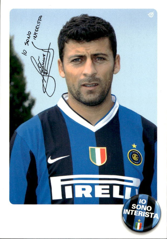 Cartolina calciatore Inter Walter Adri�n Samuel con autografo stampato