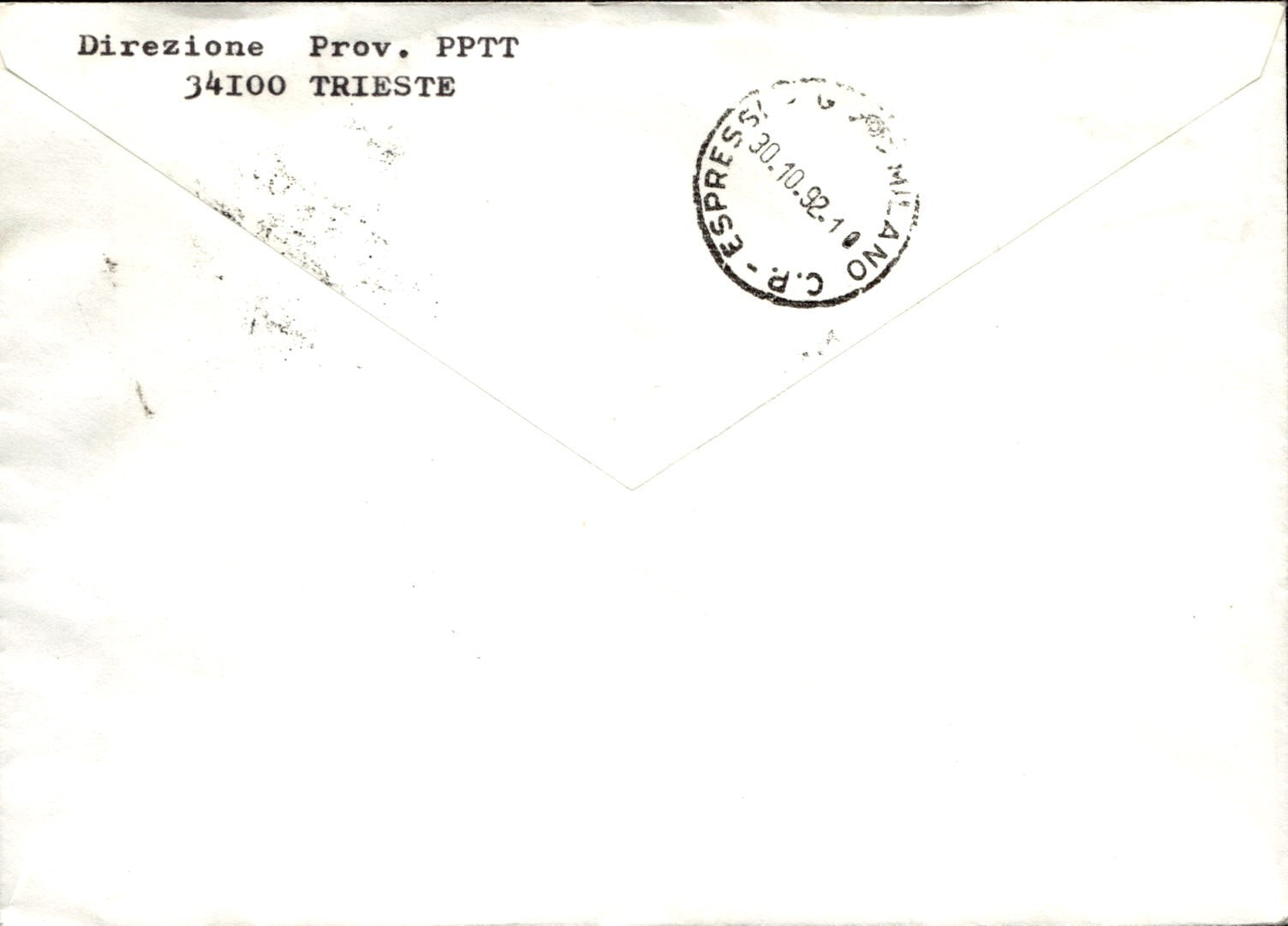busta cartolina postcard Calcio Milan Inaugurazione stadio Annullo 18-10-1992