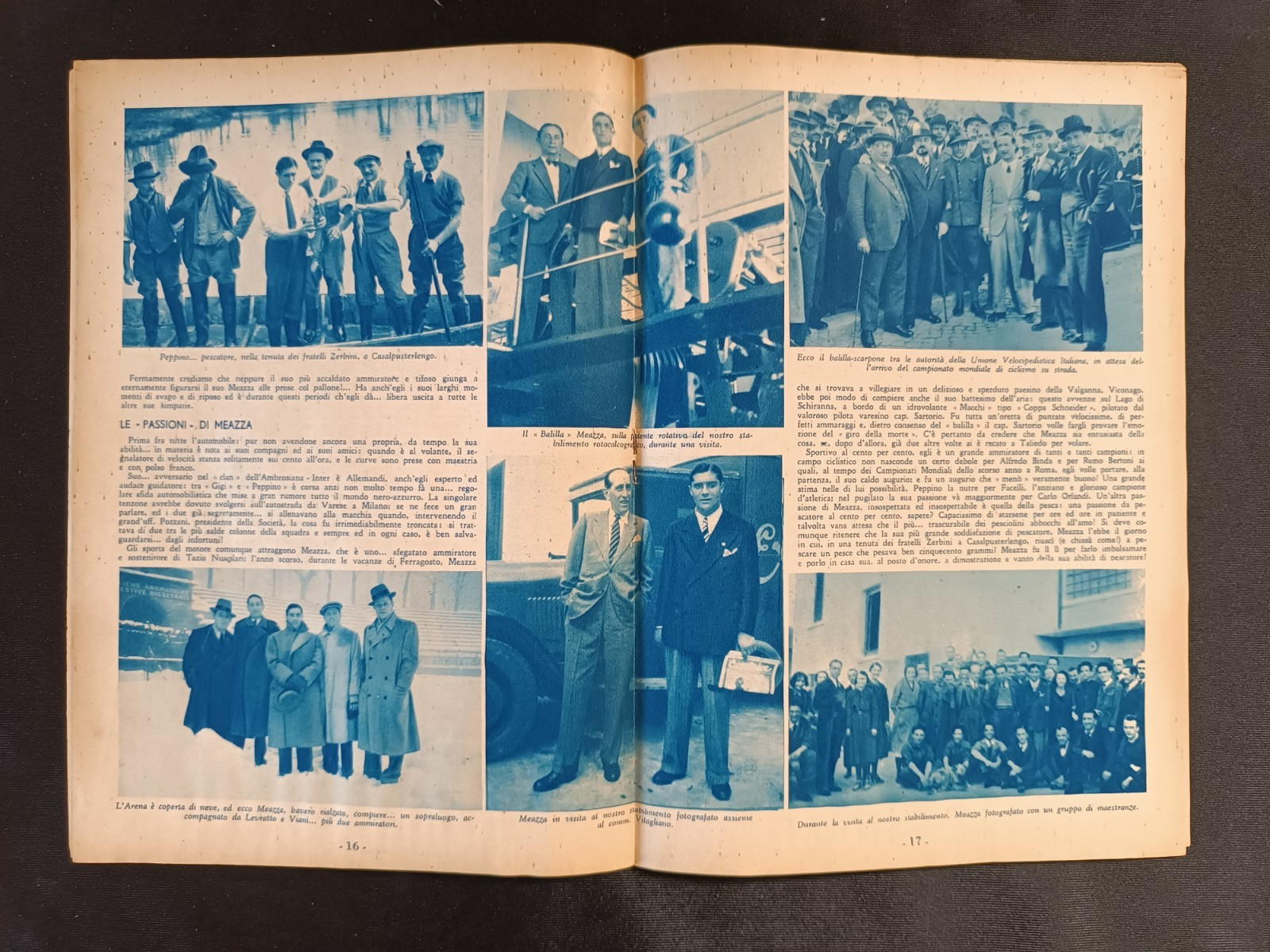 rivista COSMOS suppl Excelsior MEAZZA - n 7 anno 1933 - ed Vitagliano