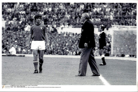 Foto Ferruccio Valcareggi e Gianni Rivera