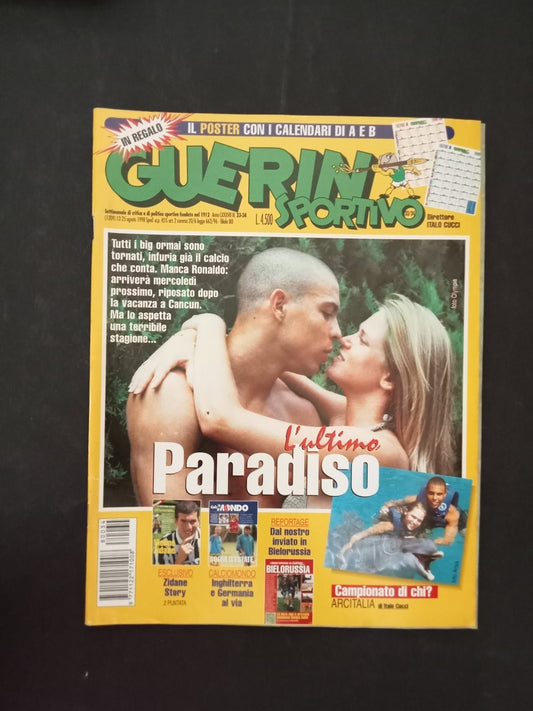 rivista GUERIN SPORTIVO anno 1998 numero 33-34 - Ronaldo (con poster)