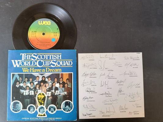 Vinile 45 giri WE HAVE A DREAM The Scottish World Cup Squad