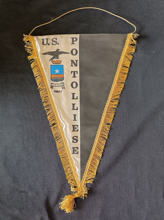 Gagliardetto Pennant Milan A.C. Italia Calcio Vintage