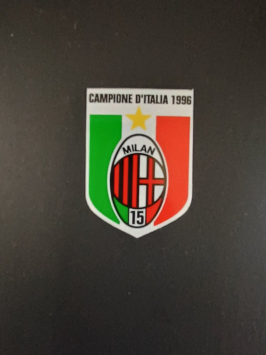 Adesivo MILAN - 15smo campione d'Italia 1996