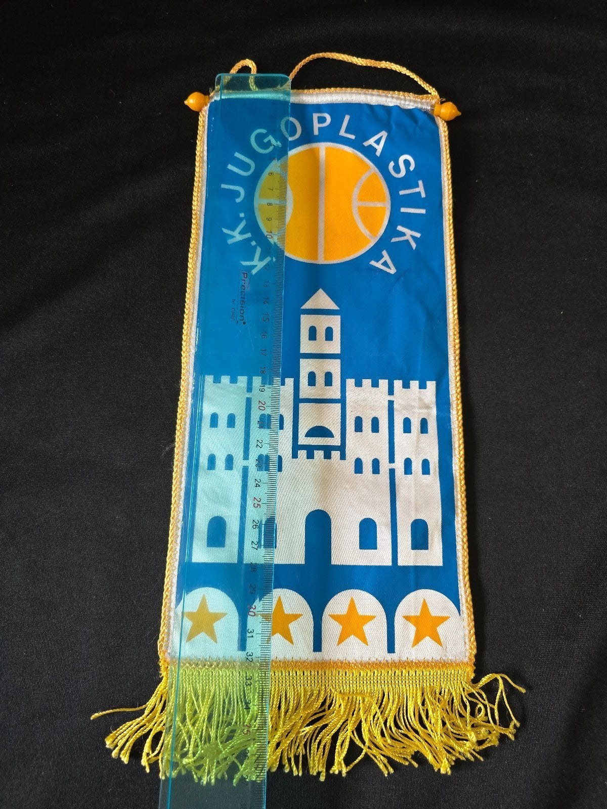 Gagliardetto Pennant K. K: JUGOPLASTIKA  originale anni 70/80 Jugoslavia Croazia