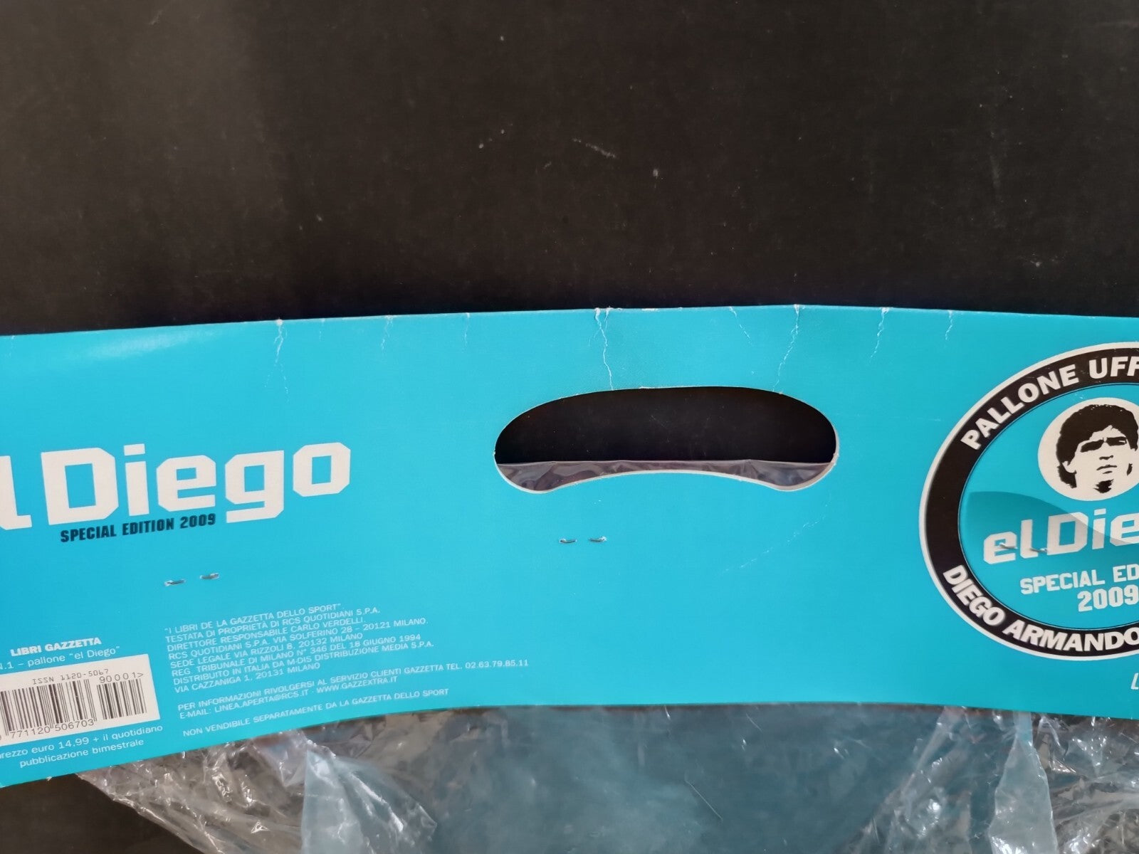 Pallone Diego Maradona 2009 tiratura limitata sigillato - Blisterato