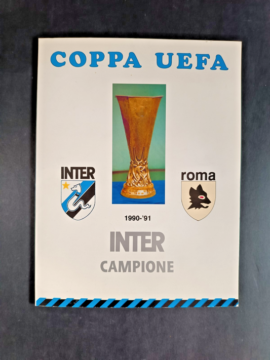 annullo Filatelico INTER-ROMA Campione Uefa 1990-91 INTER