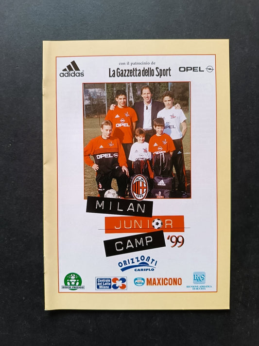 programma MILAN JUNIOR CAMP 99