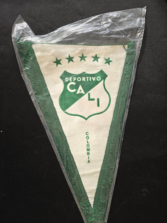 old Gagliardetto pennant banderin Deportivo CALI Colombia