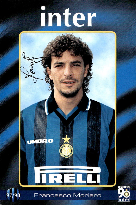 cartolina calciatori Inter 97/98 Moriero