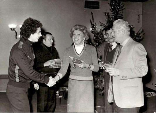 fotografia originale Inter premiazione Evaristo Beccalossi