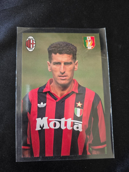 A.C. Milan 1899  cartolina  con annullo 12� scudetto 1991/92 Mauro Tassotti