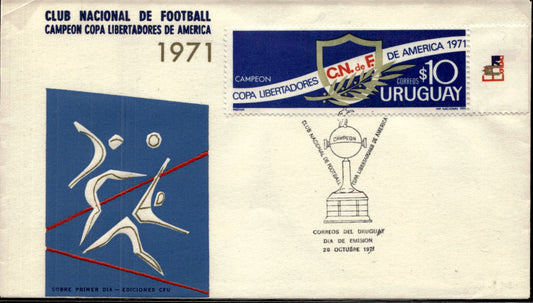 busta primo giorno Copa Libertadores de America 1971