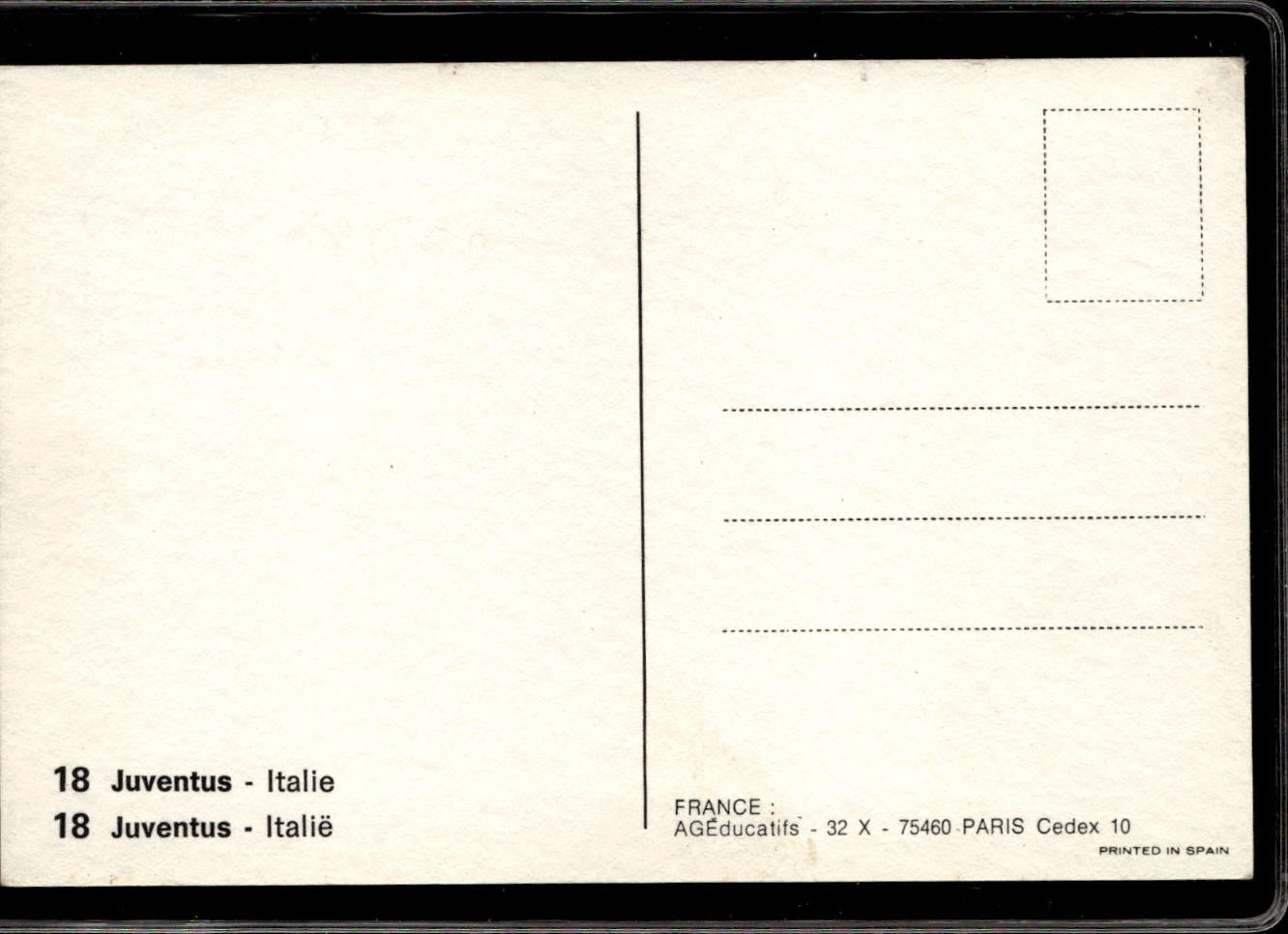 cartolina postcard Juventus