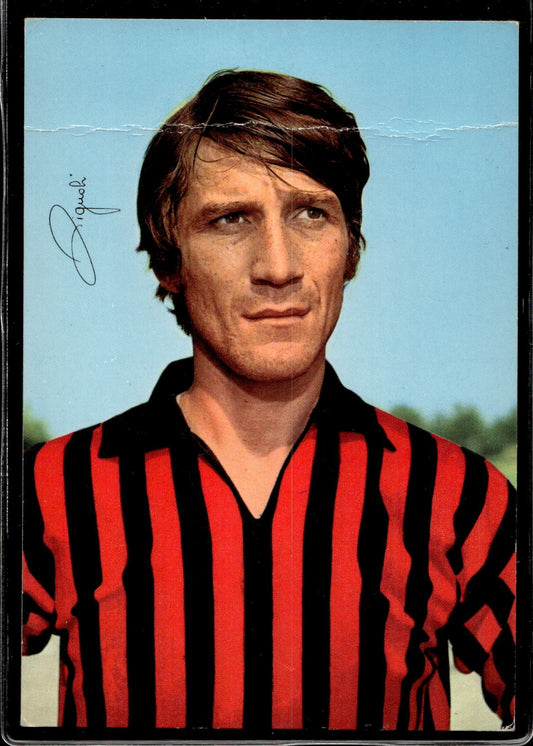 cartolina postcard Calcio Milan Giulio Zignoli