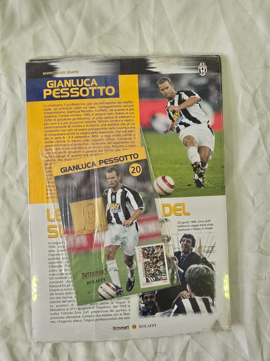 medaglia Juventus per sempre Tuttosport Bolaffi nr  20 Pessotto sigillata