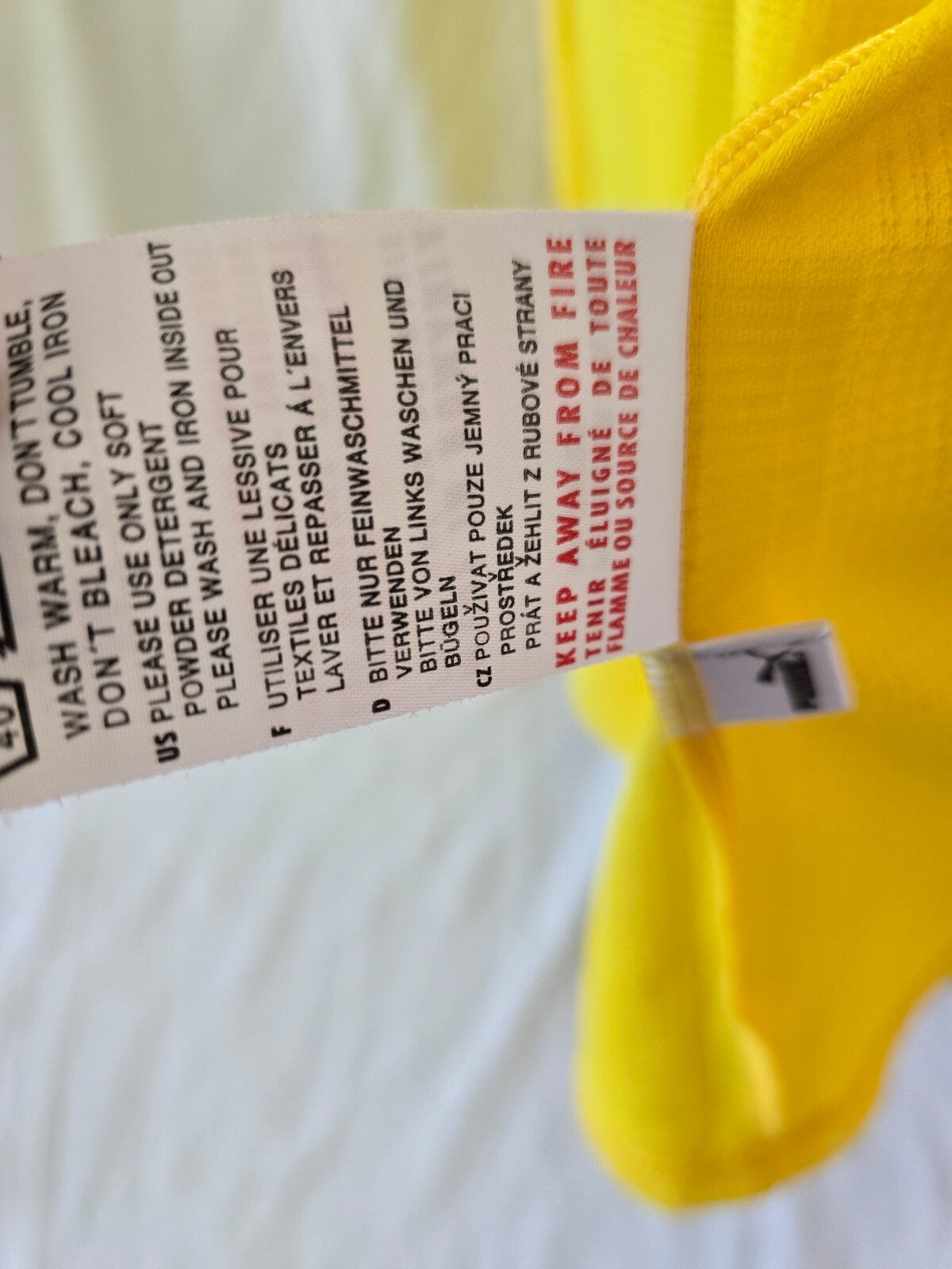 Maglia da partita calcio ufficiale Puma Lituania anni 90 tg xl