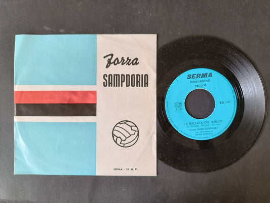 Vinile 45 giri FORZA SAMPDORIA La ballata dei numeri