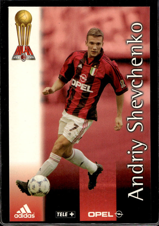 cartolina postcard Calcio Milan 1999/2000 - Andriy Shevchenko