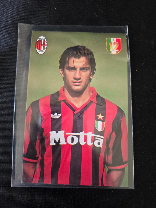 A.C. Milan 1899  cartolina  con annullo 12� scudetto 1991/92 Gianluigi Lentini