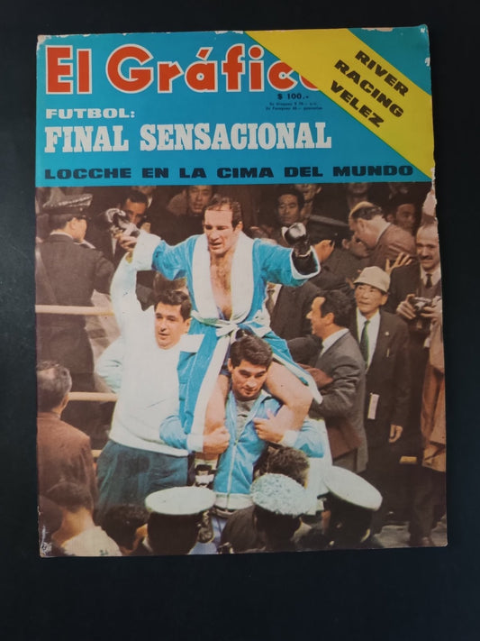 Rivista EL GRAFICO numero 2567  anno 1968 -  Locche (con poster)