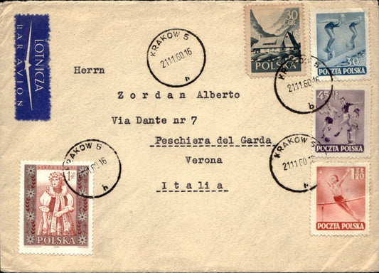 busta primo giorno Krakov 1960