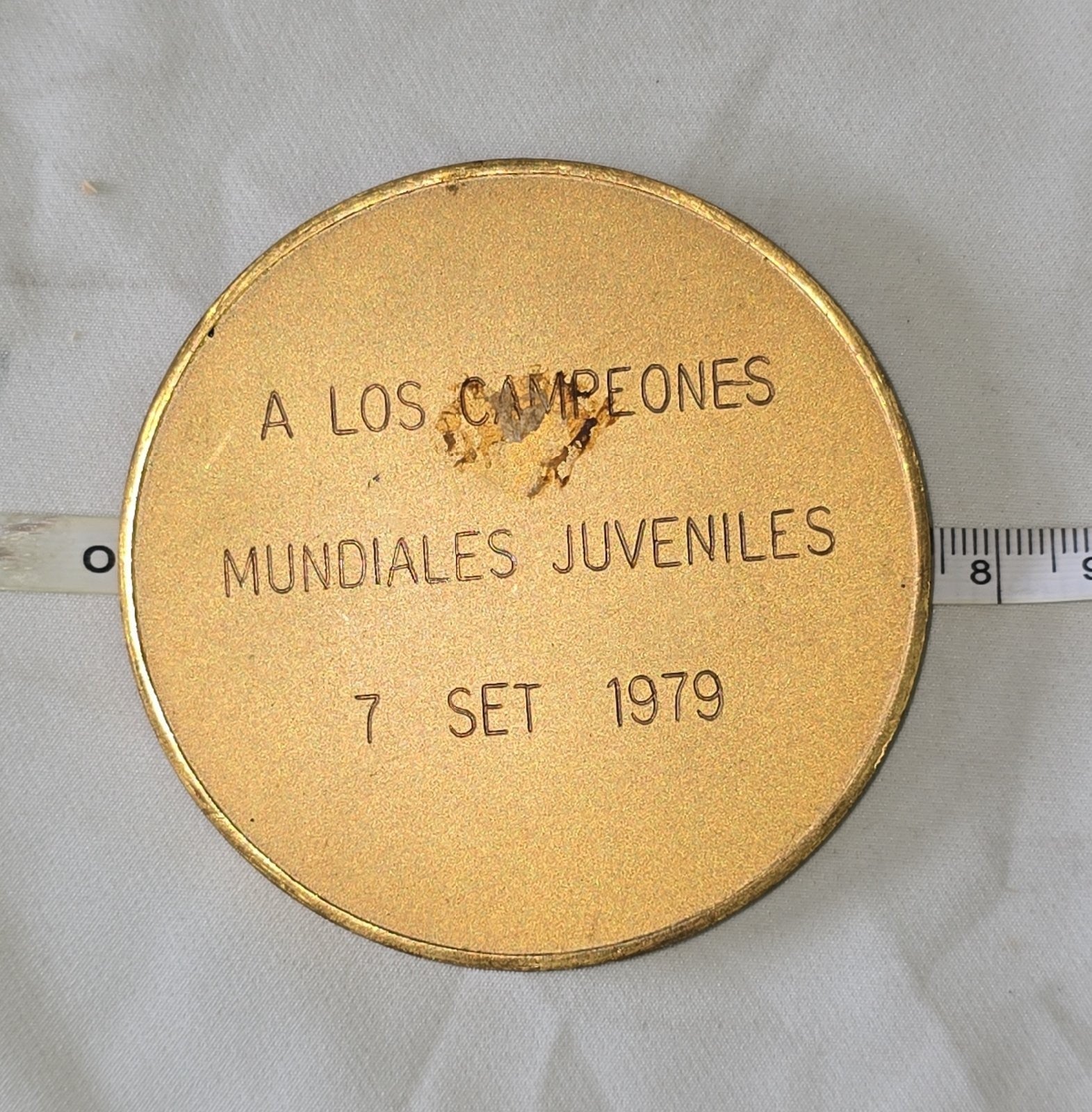 medaglia forza aerea argentina Osvaldo Rinaldi 1979 mondiale Giappone Maradona